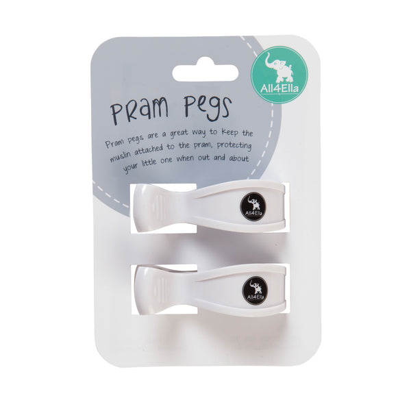 2 Pack Pegs - White