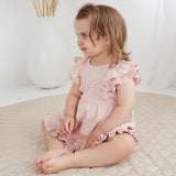 Petal Pointelle Ruffle Dress