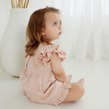 Petal Pointelle Ruffle Dress