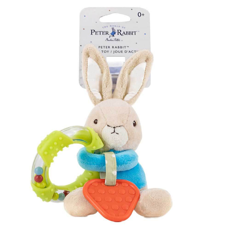 Peter Rabbit Ring Rattle Teether Toy