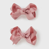 Piggy Tail Hair Clips - Pair | Dusty Pink