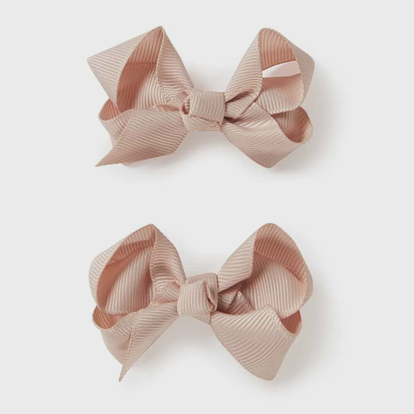 Piggy Tail Hair Clips - Pair | Nude