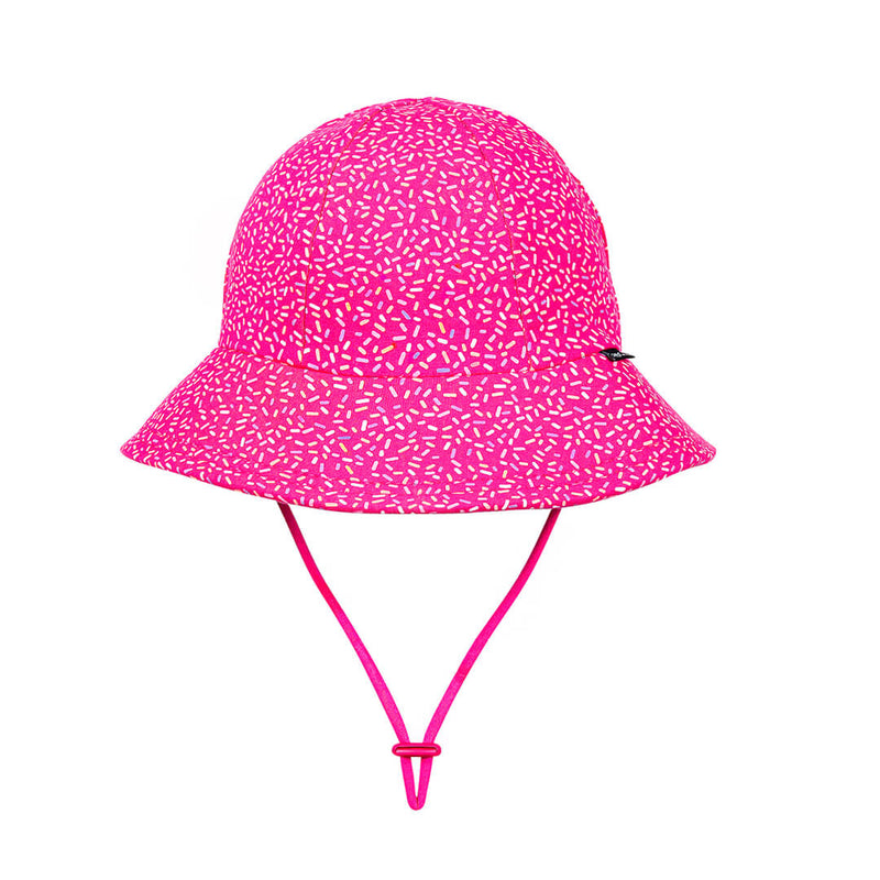 Kids Ponytail Bucket Sun Hat - Sprinkles