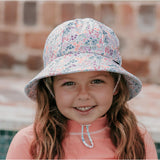 Ponytail Swim Bucket Beach Hat - Blossom