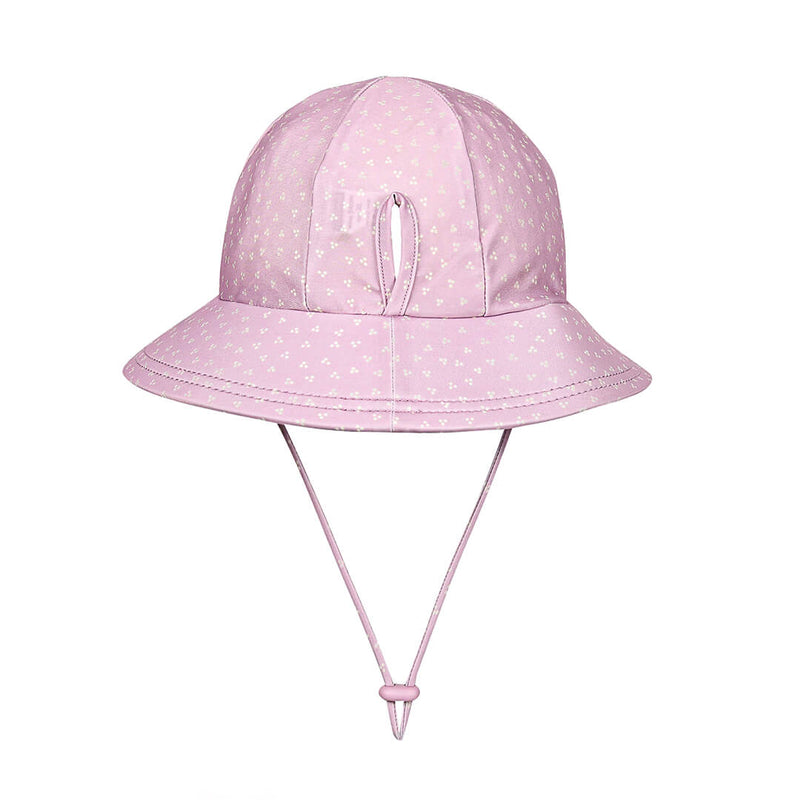 Ponytail Swim Bucket Beach Hat - Lila