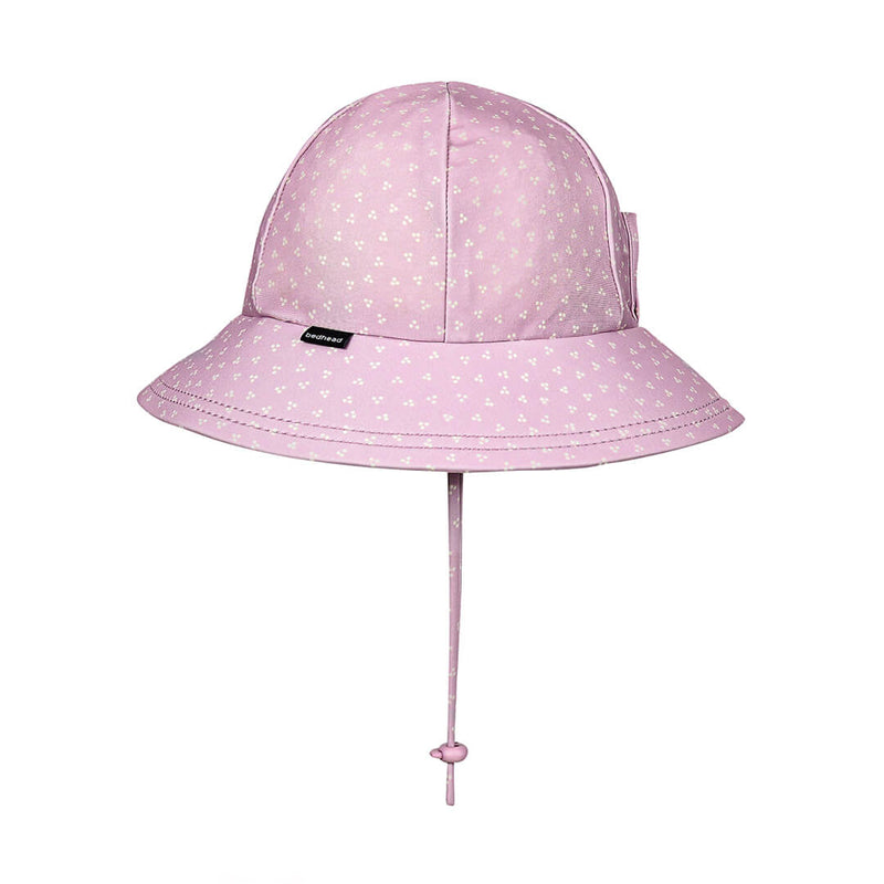 Ponytail Swim Bucket Beach Hat - Lila