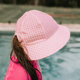 Kids Ponytail Swim Bucket Beach Hat - Skipper