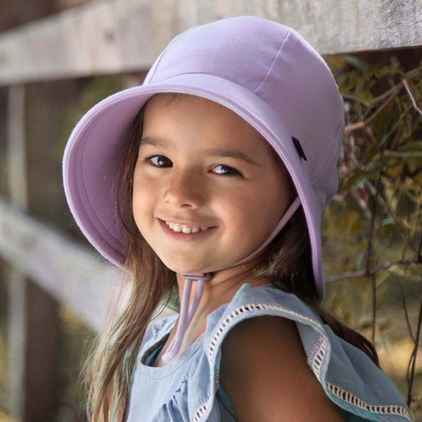 Ponytail Bucket Hat - Lilac