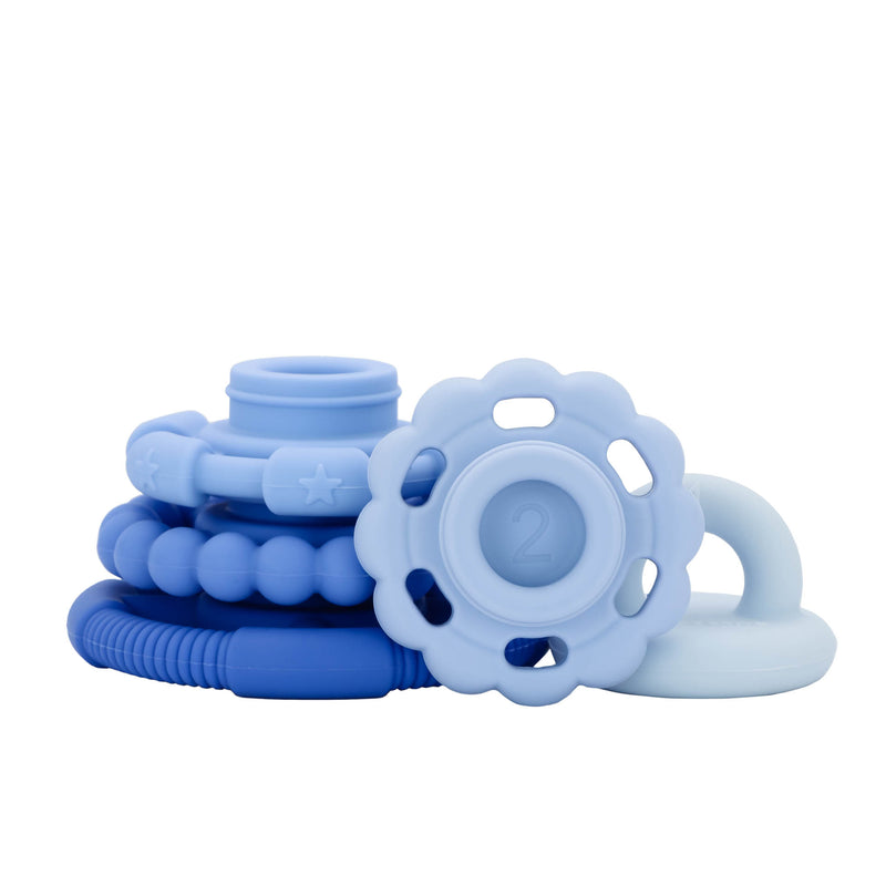 Rainbow Stacker & Teether Toy - Blueberry