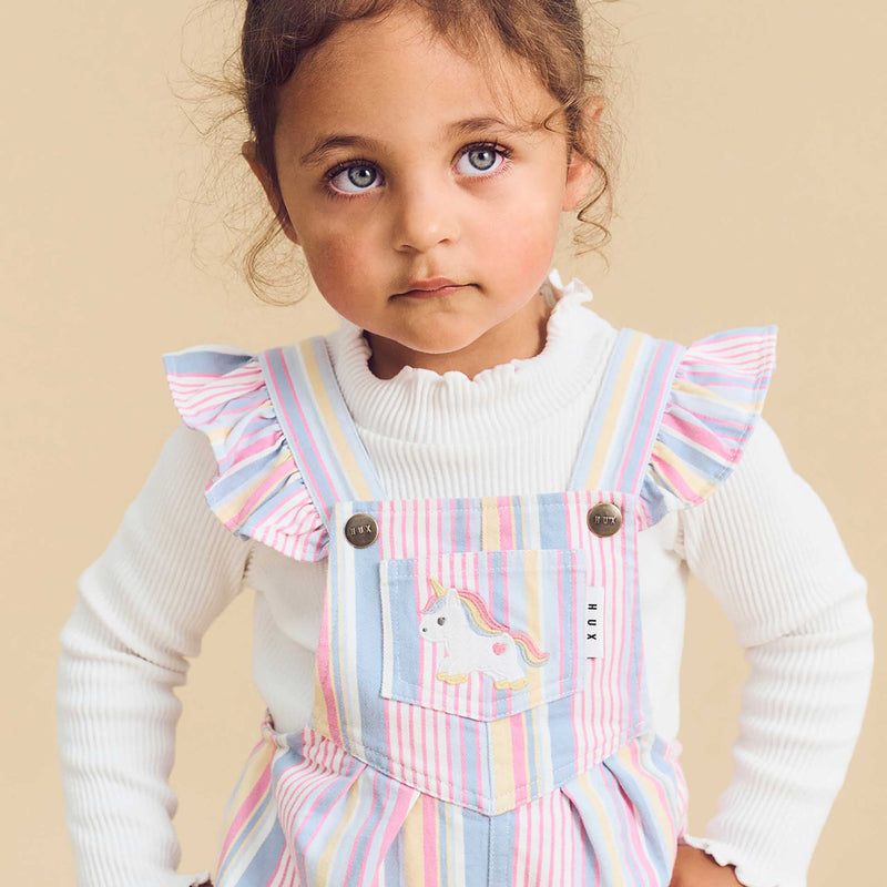 Rainbow Stripe Overall