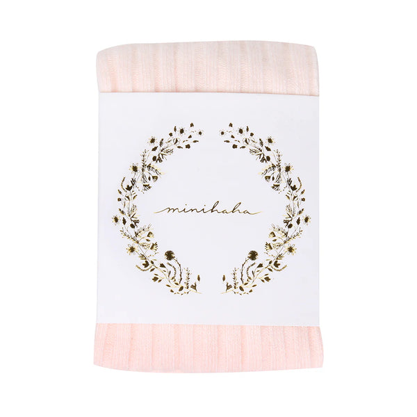 Minihaha Rib Tights - Pink