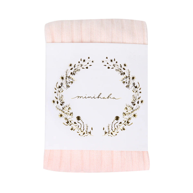 Minihaha Rib Tights - Pink
