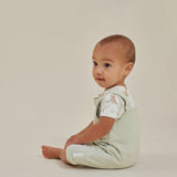 Sage Chambray Overalls