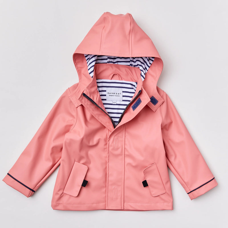 Rainkoat Stripy Sailor Jacket - Clay