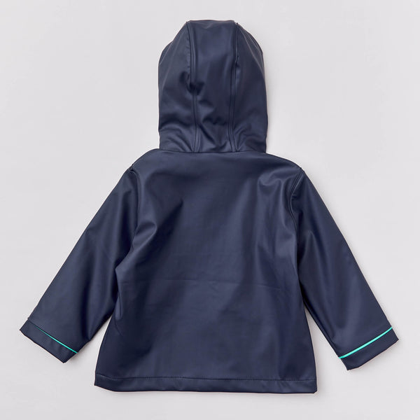 Rainkoat Stripy Sailor Jacket - Midnight Navy