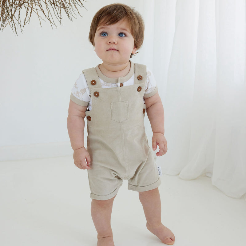 Sand Cord Overalls