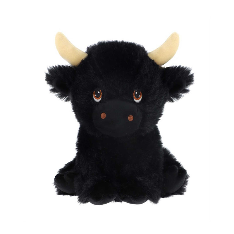 Shaggy Cow Black - 18cm