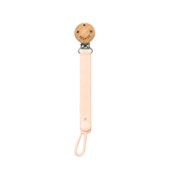 Mod & Tod Silicone Pacifier Clip | Marshmallow