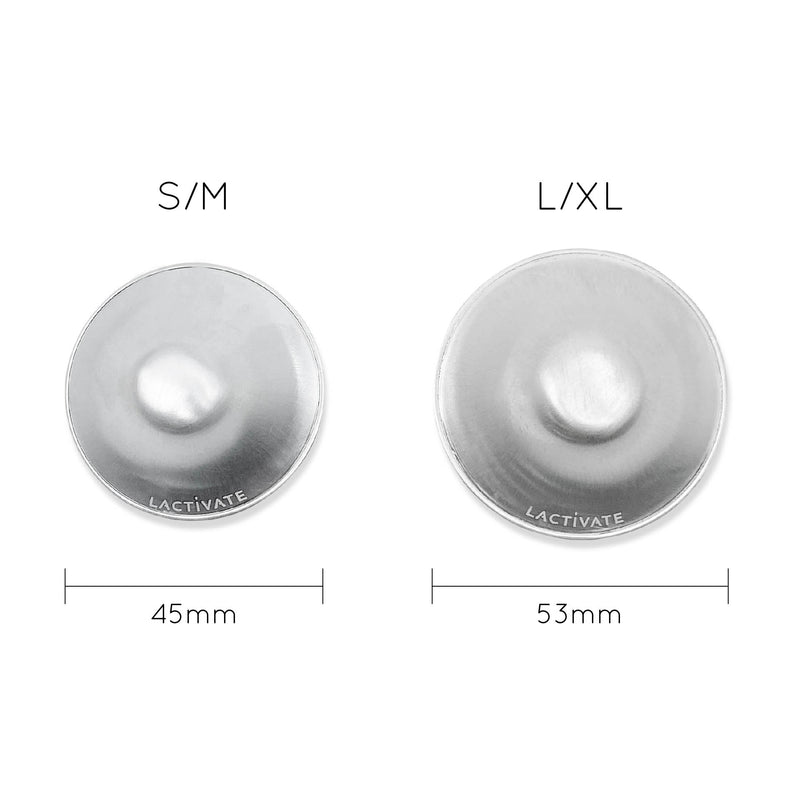 Lactivate Silver Nursing Cups (L/XL)