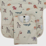 Smock Bib - Beige Jungle