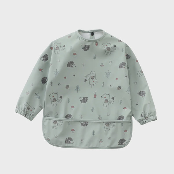 Smock Bib - Green Woodland