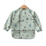 Smock Bib - Blue Safari