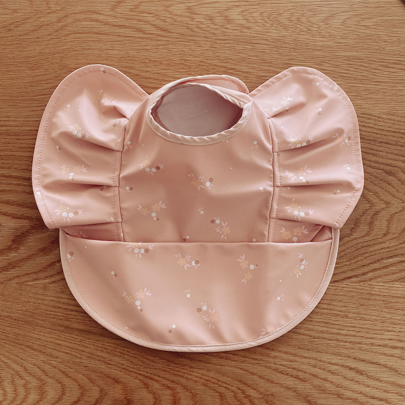 Snuggle Waterproof Bib - Daisy Frill
