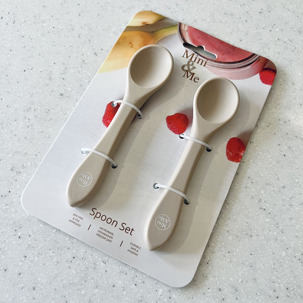 Mini & Me Spoon Set - Almond