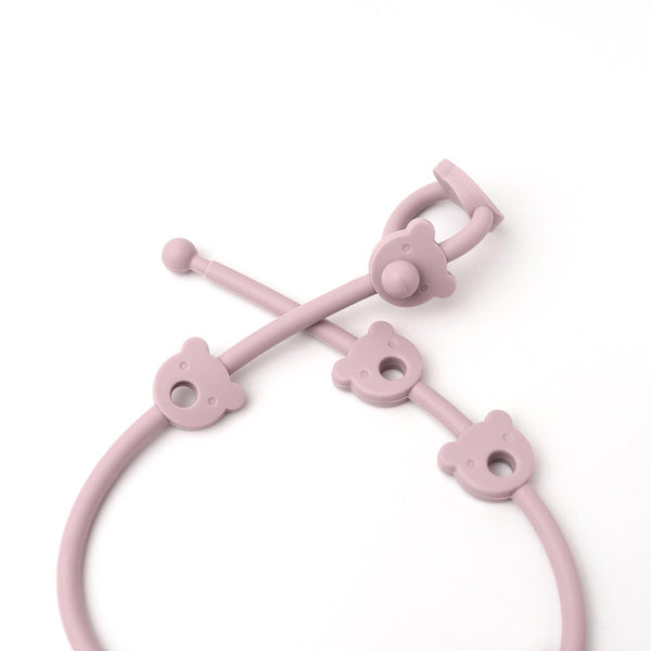 Mod & Tod Silicone Teddy Strap-It | Blush Pink