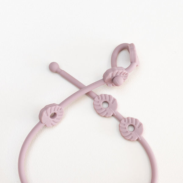 Mod & Tod Silicone Monstera Strap-It | Blush Pink