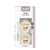 BIBS Pacifier - STUDIO Colour | Latex | Pin Ivory Vanilla Mix