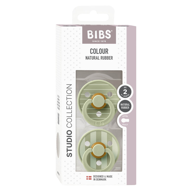 BIBS Pacifier - STUDIO Colour | Latex | Pin Sage Mix