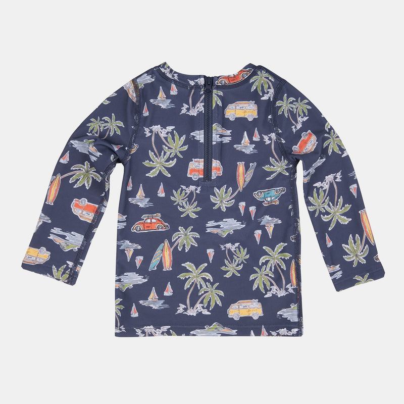 Swim Baby Rashie L/S - Classic/Surf Twilight