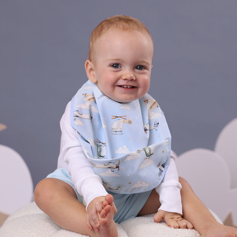 Snuggle Waterproof Bib - Taking Flight