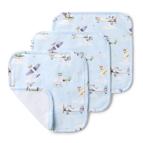 Organic Wash Cloths - Taking Flight