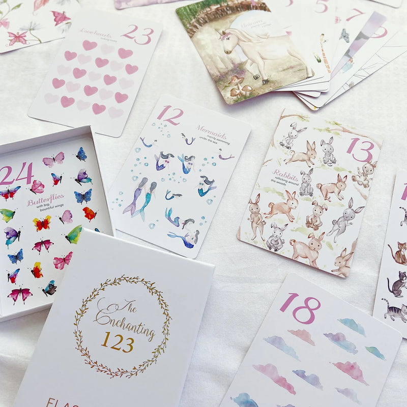 The Enchanting 123 Flash Cards