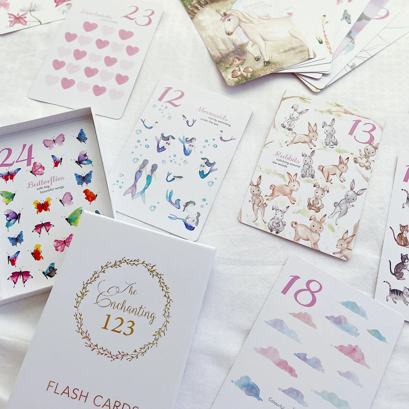 The Enchanting 123 Flash Cards