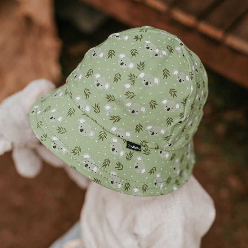 Toddler Bucket Sun Hat - Koala