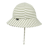 Toddler Bucket Sun Hat - Khaki Stripe
