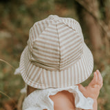 Toddler Bucket Sun Hat - Natural Stripe