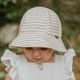 Toddler Bucket Sun Hat - Natural Stripe