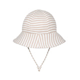 Toddler Bucket Sun Hat - Natural Stripe