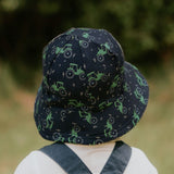 Toddler Bucket Sun Hat - Tractor