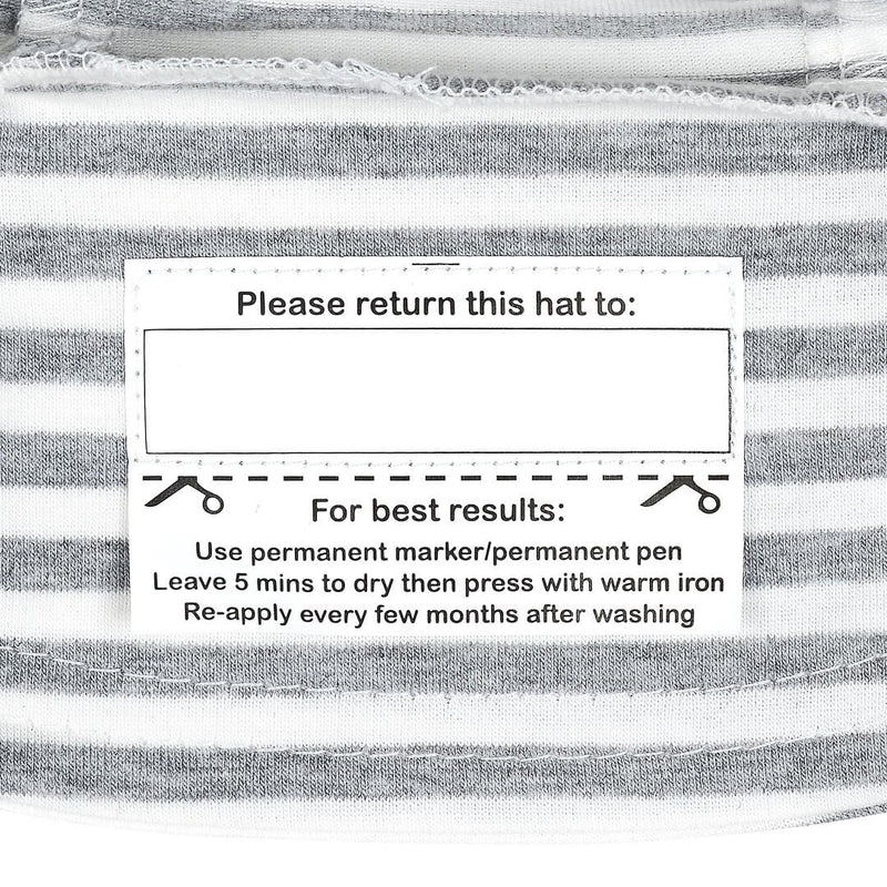 Toddler Bucket Sun Hat - Grey Stripe