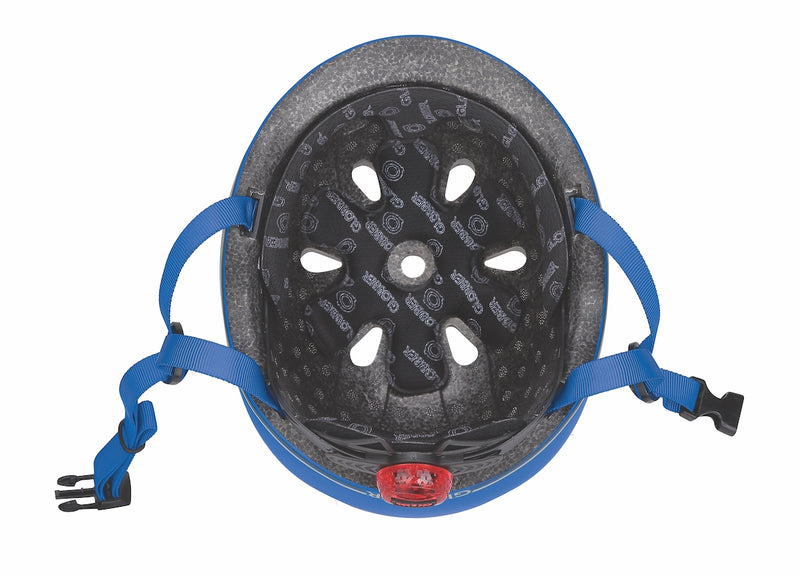 Globber Toddler Helmet with Flashing LED Light XXS\XS (45-51cm) - Navy Blue