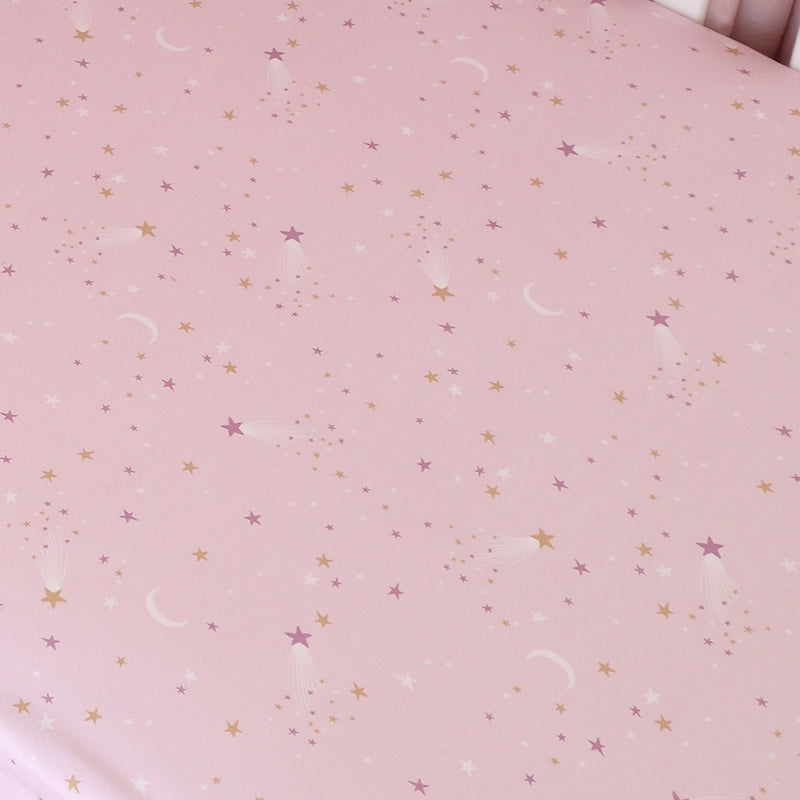 Organic Fitted Cot Sheet - Twinkle