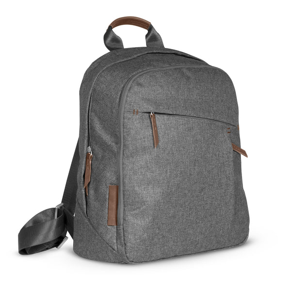 UPPAbaby Changing Backpack – GREYSON (grey melange/saddle leather)