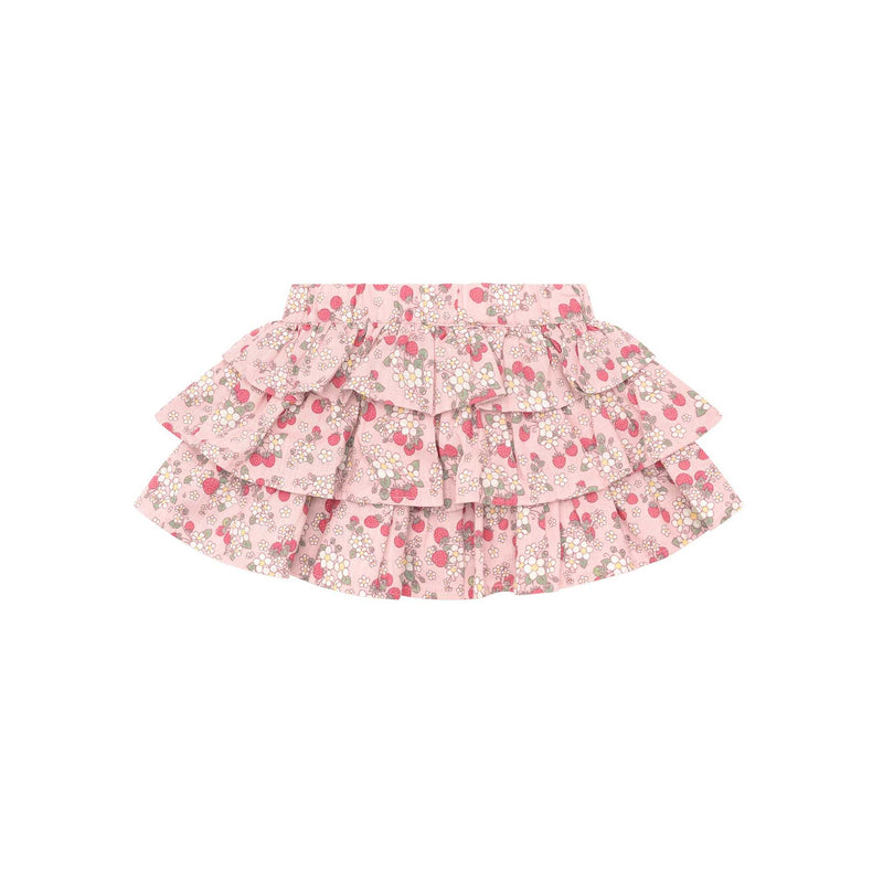 Vintage Strawberry Frill Skirt