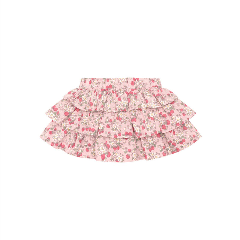 Vintage Strawberry Frill Skirt