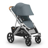 UPPAbaby VISTA V3 Stroller with Bassinet - Stone Blue/Silver (Callum)